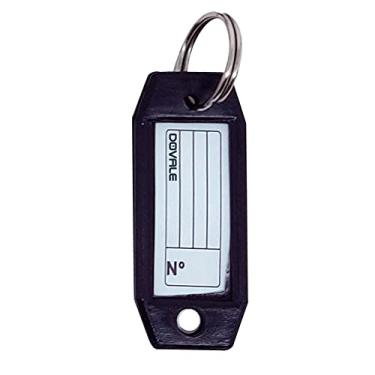 Imagem de Etiqueta Dovale p/Chaves Modelo 3 Preto C/50 unid. - 77280
