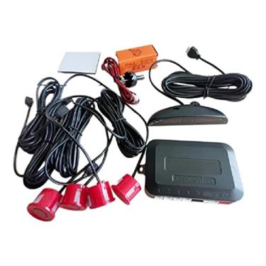 Parking Sensor Kit de sensor de estacionamento para carro Visor de LED  automático para carro 4 sensores para todos os carros Sistema de  estacionamento