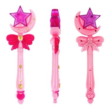 Imagem de Brinquedo Varinha Mágica Encantada Luz E Som Fada Princesa