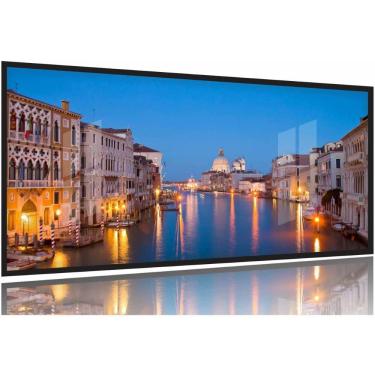 Imagem de Quadro Veneza Paisagem Sala Escritorio 130x60 Moldura Preta 2x2