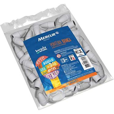 Imagem de Borracha Ponteira, Mercur B01030, Multicor, Pacote de 100