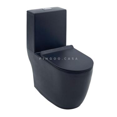 Imagem de Vaso Sanitário Monobloco Amazonita Pingoo.casa - Preto