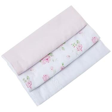 Imagem de Biramar Baby Trio Boquinhas Felpa Para Bebê Josephine Rosa Rosa
