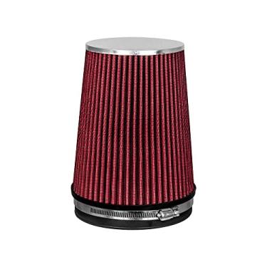 Imagem de Filtro de ar seco de qualidade de reposição de cone de admissão de ar para caminhão de entrada de 152 mm vermelho 15,24 cm