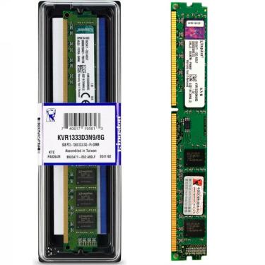 Imagem de Memória Ram Desktop 8gb 1333Mhz Ddr3 KvR1333d3n9/8G Kingston