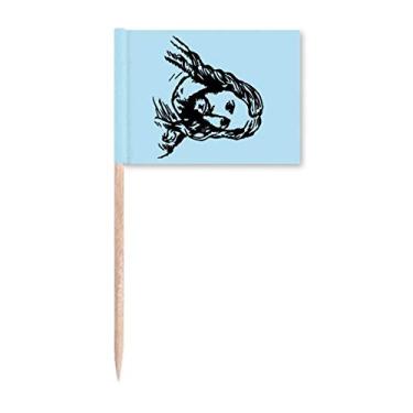 Imagem de Marcador de palito de dente Godliness Idol Savior Saint Portrait Decoração de festa