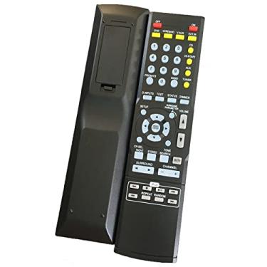 Imagem de uehba Controle remoto de substituição universal compatível com receptor Denon AV AVR-484 AVR-1603 AVR-1604 AVR-886S AVR-1884 AVR-683 AVR-684