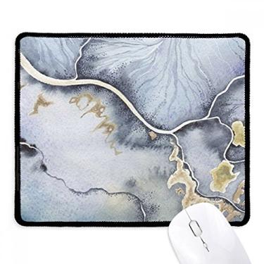 Imagem de Mousepad abstrato para sombreamento de tinta em aquarela, borda costurada, tapete de jogos de borracha