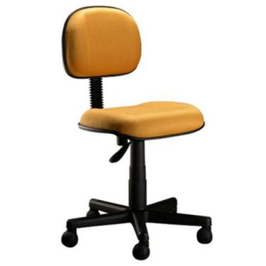 Imagem de Cadeira Secretária Com Base Giratória  Linha Classic Amarelo - Design