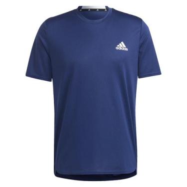 Imagem de Camiseta Aeroready Designed For Moviment Azul Marinho - Adidas