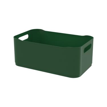 Imagem de Caixa Organizadora Coza Fit Grande 30,5 x 18,5 x 12 cm Verde Palm