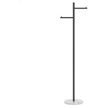 Imagem de Cabide Autônomo Preto, Cabideiro De Metal Moderno, Árvore De Casaco De Corredor Para Chapéus De Casacos, Bolsa De Bolsas Para Entrada, Corredor, Quarto, Escritório, Com Base De Mármore Estável,/Pr