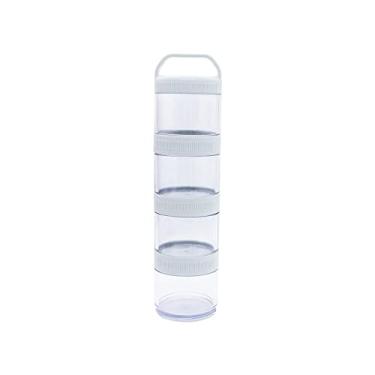 Imagem de Estojo Pote Multiuso para Suplementos, Frutas o Petiços, Translucido, 4 unidades, Prottector, ref-0056.U/T