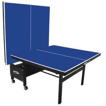 Mesa de ping pong Klopf 1014 Olimpic fabricada em MDP cor azul