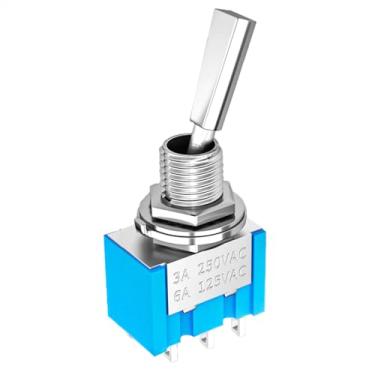Imagem de Mini Chave Interruptor De Alternancia Toggle Switch DPDT 3P