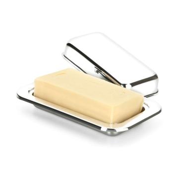 Imagem de Manteigueira Porta Barra de Manteiga 200g Aço Inox Forma