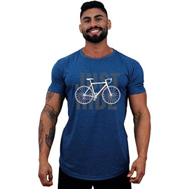 Imagem de Camiseta Masculina LongLine MXD Conceito Estampas MTB Mountain Bike Speed Gravel T-Shirt Casual Para Ciclista (G, Opção 10)