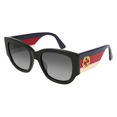 Imagem de Óculos de Sol - Gucci GG0276S 001 Preto Tam. 53