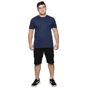 Imagem de Bermuda Jeans Masculina Tradicional Short Slim Linha Premium  Algodão