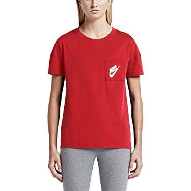 Imagem de Camiseta feminina Nike Signal University Red/White, M