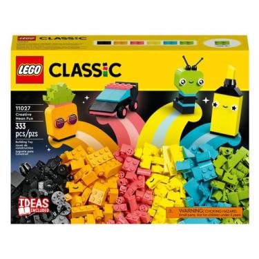 Imagem de Lego Classic Diversão Neon Criativa 333 Peças - 11027