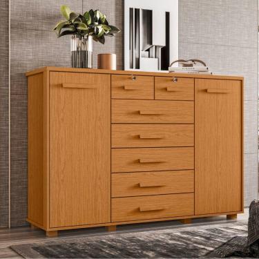 Imagem de Cômoda 2 Portas 7 Gavetas Fontana Albatroz