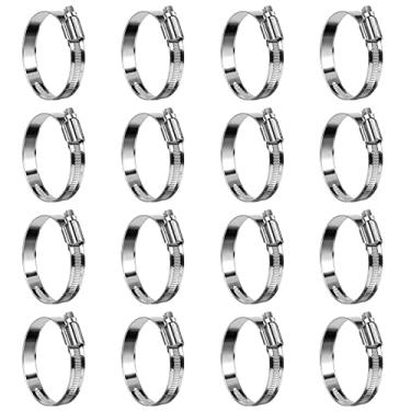Imagem de Steelsoft Braçadeira de mangueira de engrenagem sem-fim não descascada, tamanho nº 24, braçadeiras de mangueira de aço inoxidável ajustáveis de 3,5 a 5 cm para jardim, automotivo, radiador, proteção