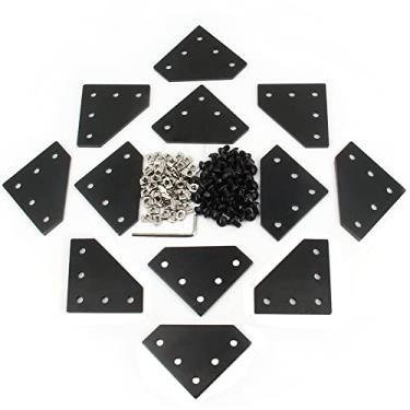 Imagem de Befenybay Placa de suporte de canto externo para placa de junção para moldura de impressora 3D perfil de alumínio série 2020 (L-Style-10)