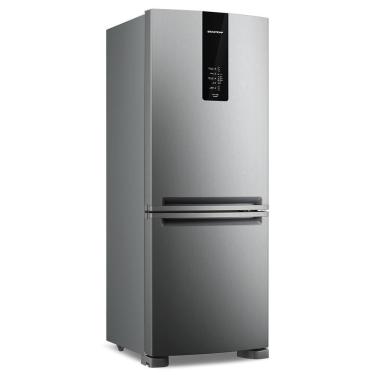 Imagem de Refrigerador Brastemp Inverse Frost Free A+++ 447 Litros Inox com Smart Flow e Fresh Box - BRE57FK