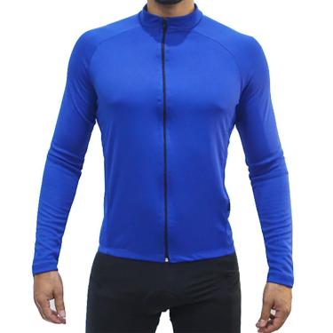 Imagem de Camisa Camiseta manga longa para ciclismo Ciclista Bike Mtb  lisa-Masculino