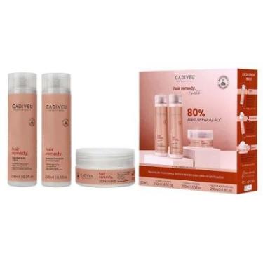 Imagem de Cadiveu Professional Hair Remedy Essentials Kit – Shampoo + Condicionador + Máscara Kit-Unissex