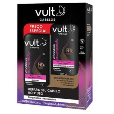 Imagem de Vult Choque de Reconstrução Kit -  Shampoo + Condicionador Kit-Unissex