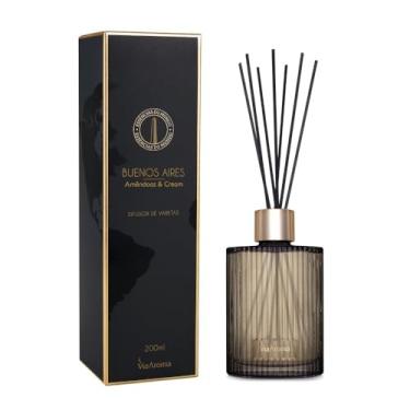 Imagem de Difusor de Varetas Linha Mundo Buenos Aires, Amêndoas e Cream Via Aroma - 200ml