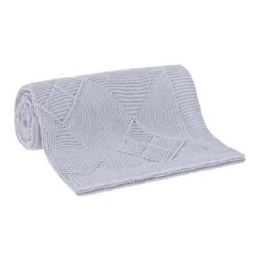 Imagem de Buddemeyer Manta Tricot Brioni 125/150 cor Prata