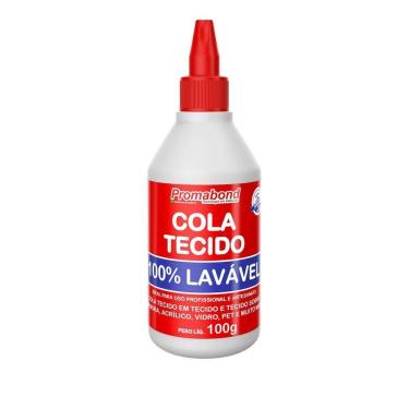 Imagem de Super Cola Artesanato Cola Tecido 100G Vermelha
