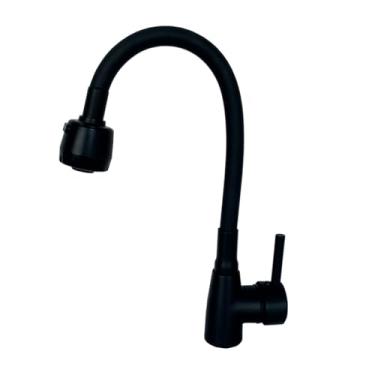 Imagem de Torneira Sweet Cozinha Bancada Monocomando Preta