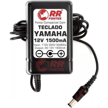 Imagem de Fonte 12V Pra Teclado Yamaha Ypt-200 210 220 230 240 255 260 - Rrfonte