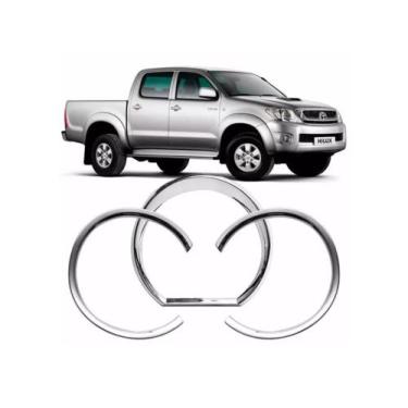 Imagem de Aplique Cromado Aro Moldura Velocimetro Painel Hilux 05/12