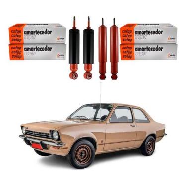 Imagem de Kit Amortecedor Dianteiro Traseiro Chevette 1.4 1973 A 1977 - Cofap