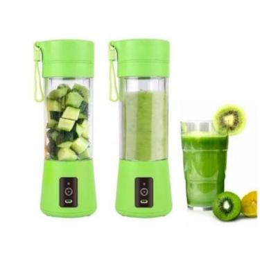 Imagem de Mini Liquidificador Portátil 380Ml Knup Kp-Ta01 Usb