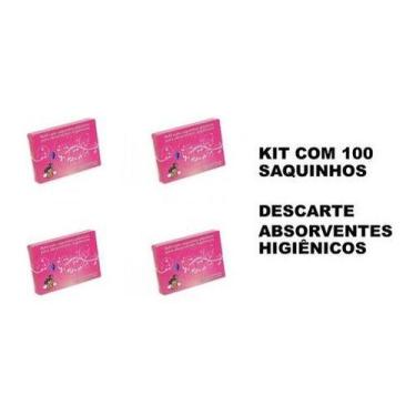 Imagem de Saquinhos Para Descarte De Absorvente Feminino Kit 100Un - Jsn