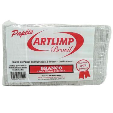 Imagem de Papel Toalha Interfolha Branco 1.000 Folhas Artlimp