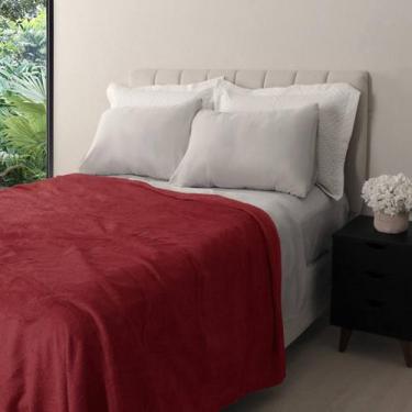 Imagem de Manta Coral Fleece Microfibra Realce Premium Casal Lisa Admirare,  Ver