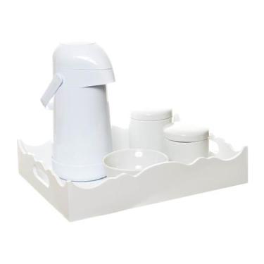 Imagem de Kit Higiene Ondulado Quarto Bebê Menina Menino - Potinho de mel