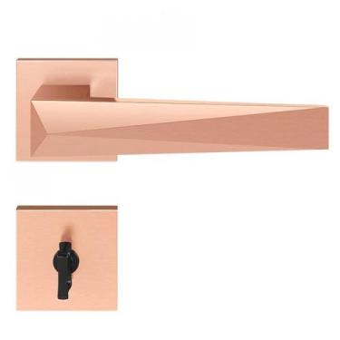 Imagem de Fechadura Ascot Red Gold Escovado Banheiro - Pado