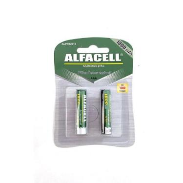 Imagem de Pilha Palito Recarregável AAA Com 2 Alfacell