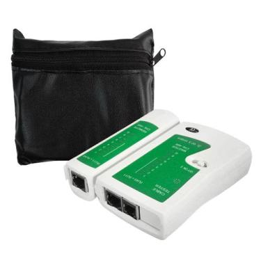 Imagem de Testador De Cabos com Leds  RJ11/ RJ45 468 - Fundo verde - OEM