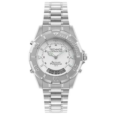 Imagem de Relógio Masculino T20557/3B Technos Performance Skydiver, T20557, Aço