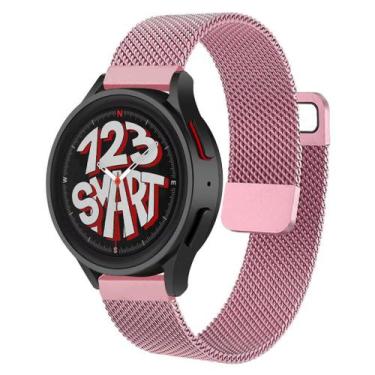 Imagem de Pulseira de aço Milanese Dupla para Galaxy Watch 5 Watch5 Pro Watch4 4
