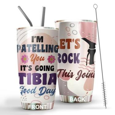 Imagem de MEDROC Copo de aço inoxidável para fisioterapeuta, 590 ml, presentes engraçados de fisioterapeuta a granel para aniversário, Natal, presentes da semana de fisioterapia para mulheres e homens, xícara de café fisioterapeuta